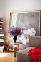 Destructured ceramic vase