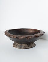 Monoxyle wooden bowl