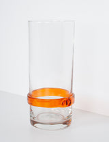 Orange ring vase