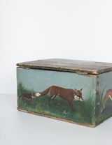 Painted box late 19th century