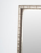Faux bamboo mirror