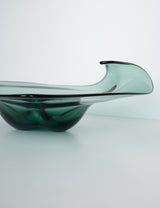 Bohemian glass bowl 1960s