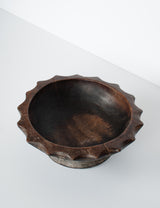 Monoxyle wooden bowl
