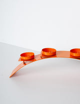 70's curved candlestick