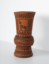 African decorative vase