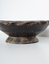 Monoxyle wooden bowl