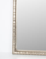 Faux bamboo mirror