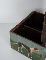 Painted box late 19th century
