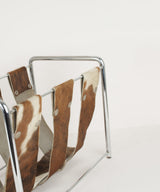 Leather magazine rack 1970