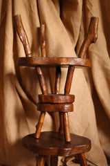 Brutalist tables and stools