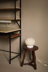 Vintage desk with built-in shelves