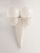 Vintage wall lamp with ice-cream cone
