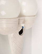 Vintage wall lamp with ice-cream cone