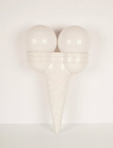 Vintage wall lamp with ice-cream cone