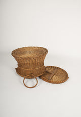 Vintage rattan chest