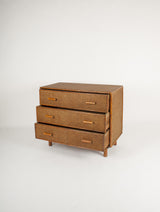 Vintage rattan chest of drawers bamboo