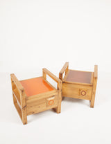 Alpine bedside table duo