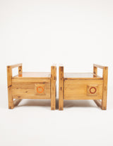 Alpine bedside table duo