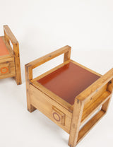 Alpine bedside table duo