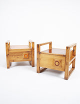 Alpine bedside table duo