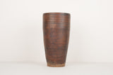 Large brown vintage vase