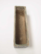 Vintage planter with coloured mosaics