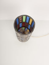 Vintage stained glass lamp