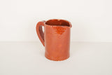 Decorative vintage ochre pitcher