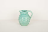 Orchies (France) Vintage wavy green water pitcher