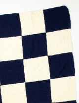 Vintage blue & beige plaid