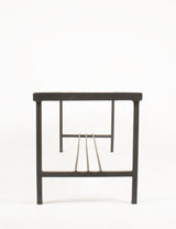Modernist flamed stoneware coffee table