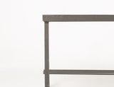 Modernist flamed stoneware coffee table