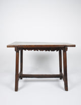 Folk art console table