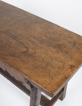 Folk art console table