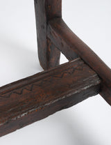Folk art console table