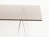 Vintage triangular trestle table