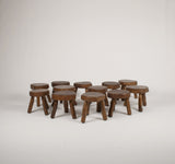 Brutalist tables and stools