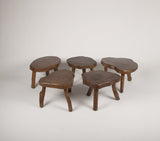 Brutalist tables and stools
