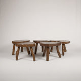 Brutalist tables and stools