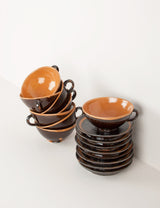 Vintage coffee cups normandy france