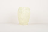 Pale yellow vintage vase