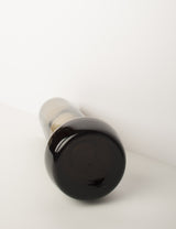 Vintage vase black smoked glass