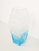 Vintage frosted vase Peill & Putzler 1970s