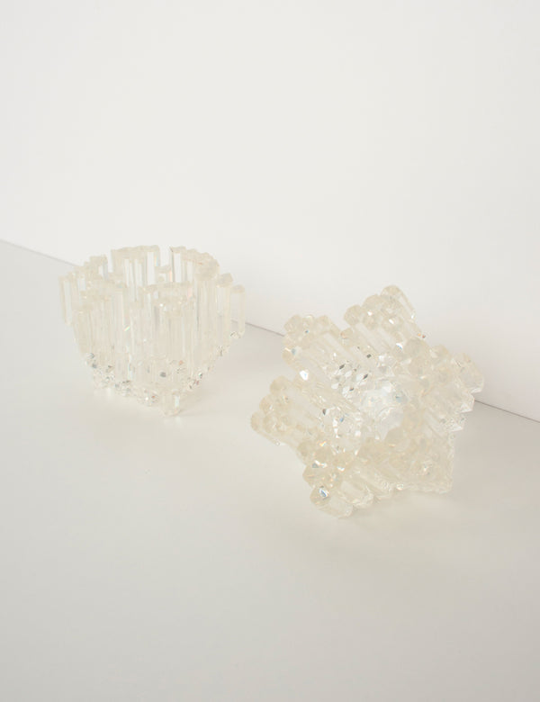 Snowflake candleholders