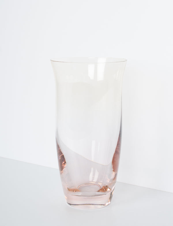 Vase cristal vieux rose