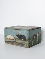 Painted box late 19th century