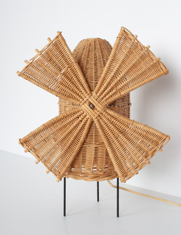 Lampe moulin vintage