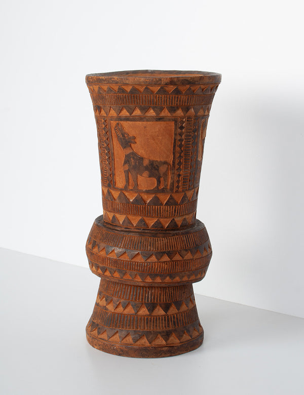 African decorative vase