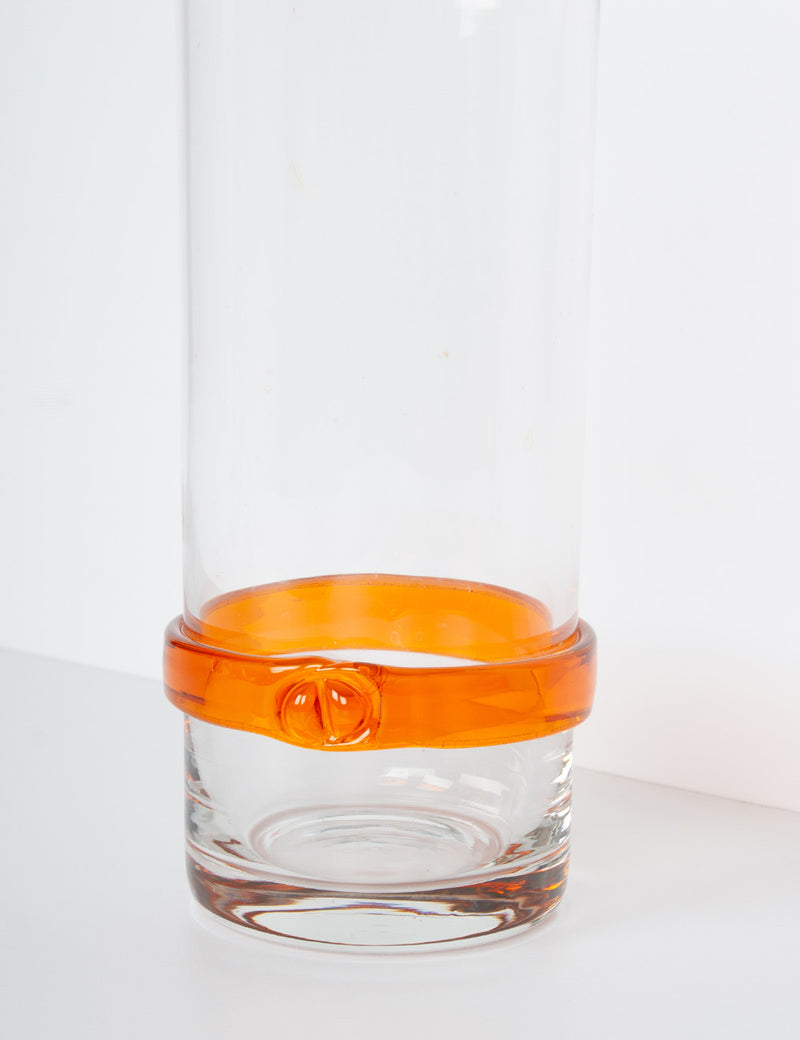 Vase anneau orange