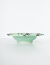 Green speckled ashtray